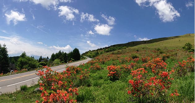 車山高原に到着!